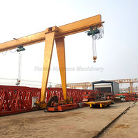 18t MH Type Box Structure Grande Portée 18m Hauteur de Levage 9m Poutre Simple/Portique à Faisceau/Grue à Portail