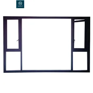 Alüminyum kemerli pencereler amerikan tarzı alüminyum ekranlar ile kurşun geçirmez nfrc net ve kapılar dubai ile sertifikalı