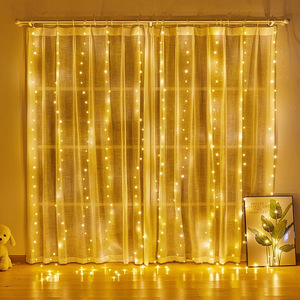 <span class=keywords><strong>Luci</strong></span> a Tenda LED <span class=keywords><strong>per</strong></span> Camera da Letto, Decorazione da Appendere a Finestre e Pareti <span class=keywords><strong>per</strong></span> Matrimoni, Feste, Compleanni, Natale - Certificazione IP65 - Product Image 3