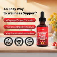 Nouvelles gouttes de piment de Cayenne Aeluro, extrait de piment de Cayenne Aeluro, gouttes liquides naturelles de piment de Cayenne, gouttes Clean Nutra