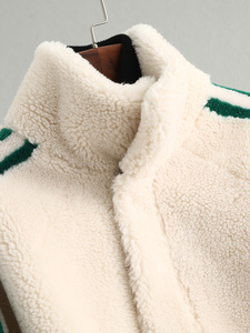 Giacca invernale da donna in vera lana sopra le dimensioni giacca calda <span class=keywords><strong>pelliccia</strong></span> da ragazza cappotto da donna giacca <span class=keywords><strong>corta</strong></span> soprabito - Product Image 5