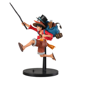 ฟิกเกอร์อนิเมะคุณภาพสูง วันพีซ สามพี่น้อง ลูฟี่ เอส ซาโบ กำลังวิ่ง - Product Image 5