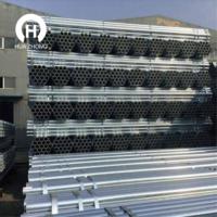 Tube en acier ERW laminé à chaud ASTM A500 Gr.B pour structure de support de bâtiment, stock disponible, livraison rapide