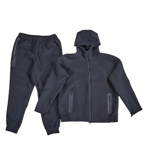 Conjunto Deportivo de Dos Piezas con Capucha, Personalizado, Unisex, de Alta Calidad, Estampado, para Correr, Estilo Deportivo - Product Image 3