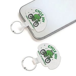 Joint d'étanchéité en fibre de polyester <span class=keywords><strong>pour</strong></span> coque de téléphone avec motifs mignons et boucle métallique universelle, utilisé <span class=keywords><strong>pour</strong></span> fixer les accessoires des cordons de téléphone - Product Image 2