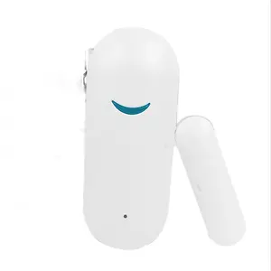 Tuya Smart Life App Remote kontrol nirkabel, Sensor kontak magnetik pintu untuk pencuri rumah Wifi pintar Alarm masuk jendela