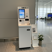 Solution Forex Professionnelle - Écran Tactile Haute Définition 19 pouces avec Lecteur de Passeport Intelligent - Machine de Change de Devises Jinrui FCM-501