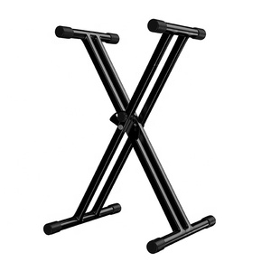 Vente en gros Terence Support de <span class=keywords><strong>piano</strong></span> réglable pour instrument de musique Support de clavier de <span class=keywords><strong>piano</strong></span> à double cadre en X - Product Image 3