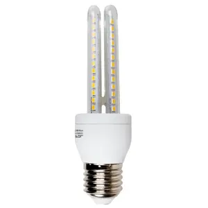 Lampadina LED U, 9W, E27, formato efficiente per l'illuminazione interna ed esterna, risparmia energia e prolunga la durata della lampada. - Product Image 1