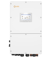 Système solaire hybride Solis 50KW 40KW 60KW 100KW avec batterie haute tension 72KWH 112KWH Kit triphasé
