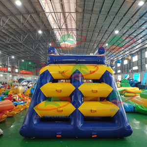 Pared inflable de escalada en roca de agua/tobogán de <span class=keywords><strong>Torre</strong></span> equipo de deportes al aire libre con tobogán y <span class=keywords><strong>torre</strong></span> parque acuático para el <span class=keywords><strong>mar</strong></span> - Product Image 4