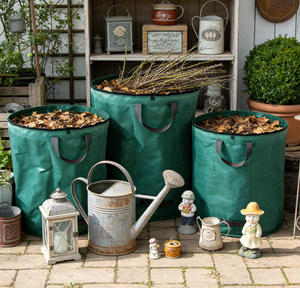 Sac à feuilles de jardin renforcé, grande capacité, sac à déchets réutilisable pour les débris forestiers et le nettoyage des cours agricoles - Product Image 2