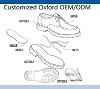Chaussures Oxford en daim décontractées pour hommes, bout rond, lacets, chaussures habillées de bureau formelles pour la carrière