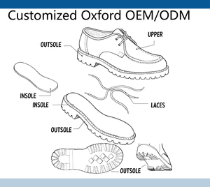 Men's Business Casual <strong>Suede</strong> Round Toe <strong>Oxford</strong> <strong>Shoes</strong> Lacing Formal Office Career Dress <strong>Shoes</strong> - Product Image 2