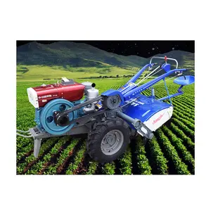 Trator mega t 15 power tiller 15 hp, trator de caminhada com assento e reboque para venda vietnã