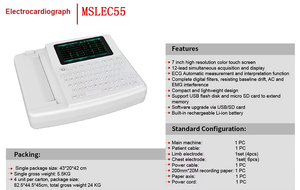 PENJUALAN TERBAIK Tersedia! ! Analisis Layar Sentuh Elektrokardiogram <span class=keywords><strong>12</strong></span> Kanal Mesin Holter EKG <span class=keywords><strong>ECG</strong></span> - Product Image 6