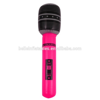 Jouet de microphone gonflable d'instrument de musique personnalisé pour les enfants