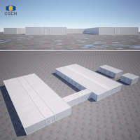 Conteneurs commerciaux multifonctionnels OEM pour petites boutiques, conteneurs, maisons préfabriquées, maison modulaire préfabriquée avec terrasse