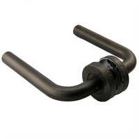 Poignée de porte de chambre à coucher en acier inoxydable de couleur foncée Poignées de levier de porte commerciales