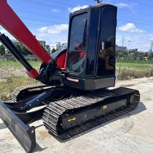Excavatrice Yanmar VIO80 d'occasion de haute qualité et économique, 8 tonnes, en bon état, équipée d'une pompe à engrenages PLC et de roulements, modèle 2021, Japon - Product Image 6