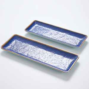 Recién llegado, platos de melamina, platos de CENA DE Sushi, dos tonos, duraderos, no rompibles, ropa para platos para Hotel, Buffet, restaurante, <span class=keywords><strong>Playa</strong></span> - Product Image 3