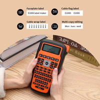 Impresora de Etiquetas para Cables Phomemo E1000 Pro, Impresora Portátil para Etiquetas de Teclado y Cables, para Uso Industrial