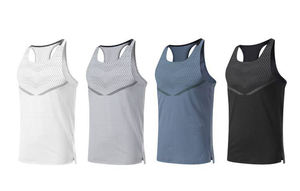 Camiseta Deportiva de Alta Calidad 100% Poliéster para Hombre, de Secado Rápido, Transpirable, para Correr, Gimnasio, Fitness, Ejercicio Muscular - Product Image 2