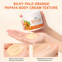 Crème Corporelle Éclaircissante Papaye OEM en Gros Marque Privée Niacinamide Squalane Vitamine C Hydratation Intense pour Adultes