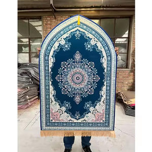 Offre Spéciale <span class=keywords><strong>pour</strong></span> adulte tapis de prière Ramadan Sajadah musulman Portable doux islamique cadeau articles Tapis De Priere Islam - Product Image 3