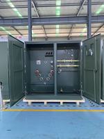 Transformateur de distribution triphasé immergé dans l'huile de 400 kVA avec groupe vectoriel Dyn11 et rapport de tension de 10 kV à 400 V
