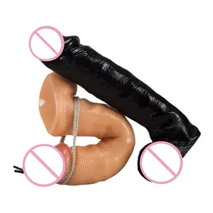 Satın yetişkin seks dükkanı toptan kadın PVC kauçuk yumuşak yapay Penis gerçekçi Penis kadın Women tor Penis oyuncak kadınlar için seks oyuncak