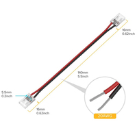 Connecteurs rapide de ruban LED 20 v COB, 2, 3, 4 broches, soudure gratuite, 6mm, 8mm, 10mm, L, T, X, connecteur d'angle
