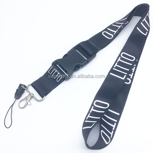 High Quality Bulk Custom Anime Logo Lanyard Cheap Polyester with Nylon Personalized and Featuring Ring Design