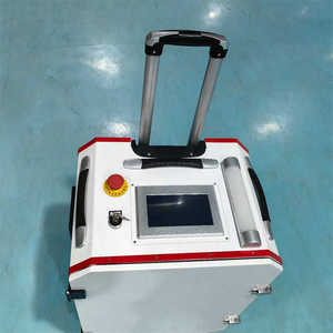 <b>Portable</b> <b>Trolley</b> Case Style Industrial Pulse Laser Cleaning Machine 100W 200W 300W Air Cooling With Raycus Max JPT Laser Source - Product Image 3