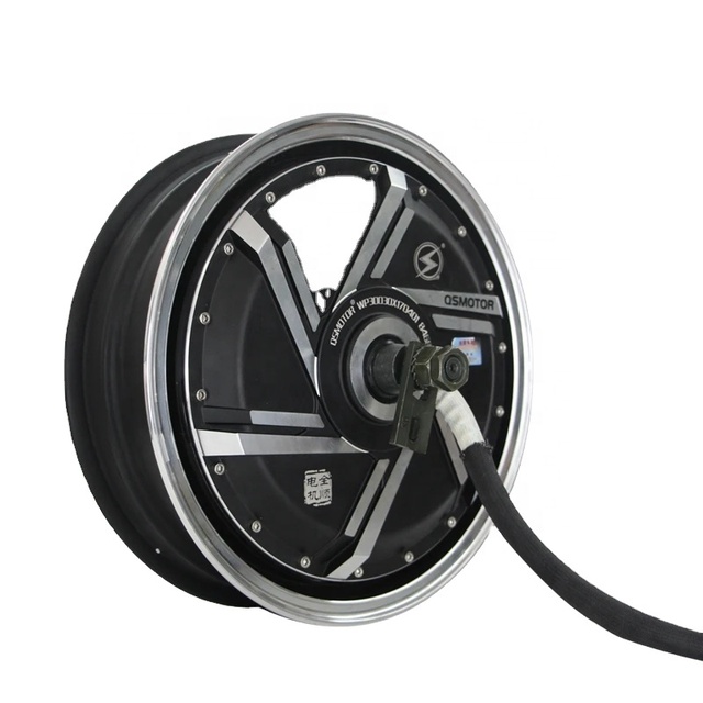 QS Motor High Power 13*3.5inch 6000W 273 V3 110km/h BLDC Permanent Magnet Gearless Electric Scooter Hub Motor 48v In-Wheel Motor