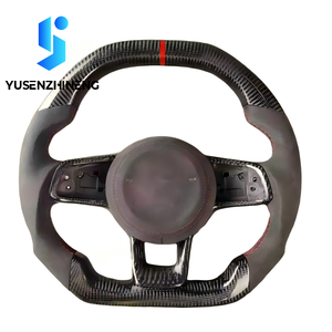 Volante de Fibra de Carbono LED Forjado Personalizado para Volkswagen VW Golf Mk7 Mk7.5 GTI GTD <span class=keywords><strong>Polo</strong></span> 7 7.5 R Jetta Cc - Product Image 3