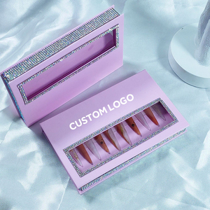 Ongles artificiels en ABS de qualité supérieure, vente en gros, faible MOQ, styles variés en petites séries, solutions de beauté rapides, directement de l'usine - Product Image 6