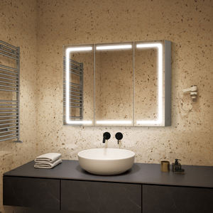 Miroir de salle de bain lumineux LED en plastique Bluetooth avec certificat CE - Product Image 3