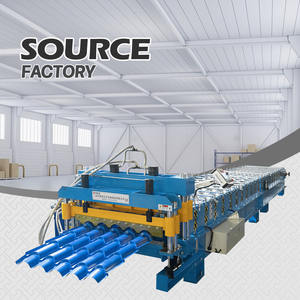 아제르바이잔 꽃무늬 유약 타일 지붕재 제조 기계 - Product Image 1