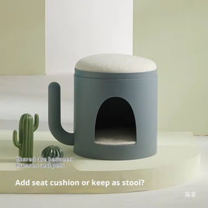 Nido de gato Casa de mascotas sólida ecológica Familia de varios gatos Todas las estaciones Rejilla de escalada cerrada para gatos - Product Image 1