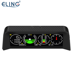 Inclinometro Incliniometro Offroad clinometro con inclinazione del rotolo con HUD GPS Tachimetro & Tempo della bussola 12V 24V - Product Image 1
