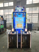 Machine de jeu vidéo d'arcade à pièces, Treasure Cove Go Fishing | Simulateur de parc d'attractions Jeu vertical pour centre de jeux