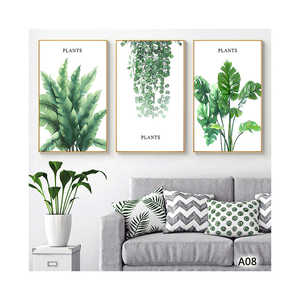 Minimalista escandinavo Giclee impresión planta suculenta pared nórdica artes lienzo pinturas - Product Image 3