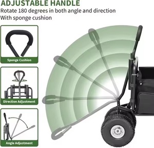 Dayanıklı Katlanır El Arabası Çok Satan Alışveriş ve Balıkçılık İçin Katlanabilir Araba - Product Image 4