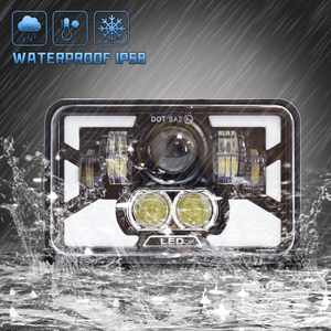 MOXI Đèn Pha Ô Tô LED 4*6Inch Thiết Kế Mới Đèn Xe 45W Đèn Pha LED Vuông 5Inch Cho Ô Tô Thông Dụng - Product Image 3