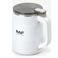 Molinillo de Café Eléctrico RAF R.7143, Cuchillas de Acero Inoxidable Blancas, Molinillo Rápido de Especias y Hierbas, Portátil