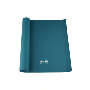 Tapis de yoga en PVC bleu paon 173*61*0.3cm, surface respirante et antidérapante, matériau écologique pour le confort et la durabilité - Product Image 2