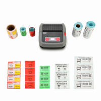 Imprimante d'étiquettes thermiques portable de 4 pouces, imprimante de reçus à code-barres, USB, Ethernet, batterie rechargeable pour la vente au détail et l'entrepôt