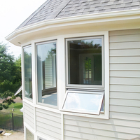 Lukliving fenêtres en aluminium dessin utilisé fenêtres en aluminium ouragan impact auvent fenêtre