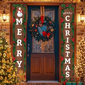 Dipintos Navideños Colgantes de Poliéster/PVC de 30*180cm con Personalización Basada en Imágenes - Product Image 6